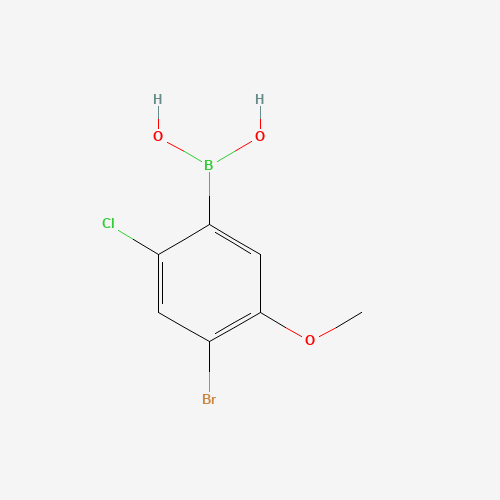(4-Bromo-2-chloro-5-methoxyphenyl)boronic acid (CAS: 850567-94-1) - Related Chemical Product