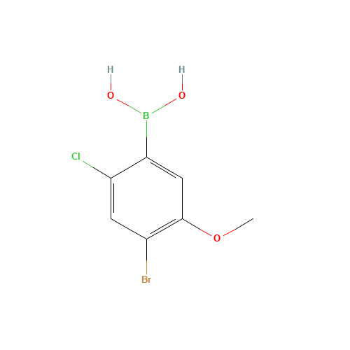 (4-Bromo-2-chloro-5-methoxyphenyl)boronic acid (CAS: 850567-94-1) - Related Chemical Product