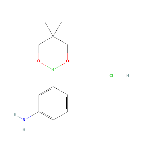 3-(5,5-Dimethyl-1,3,2-dioxaborinan-2-yl)aniline hydrochloride (1:1) (CAS: 850567-43-0) - Related Chemical Product