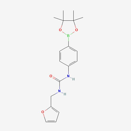 1-(2-Furylmethyl)-3-[4-(4,4,5,5-tetramethyl-1,3,2-dioxaborolan-2-yl)phenyl]urea (CAS: 874297-85-5) - Related Chemical Product