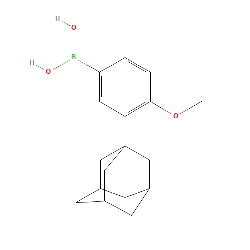 [3-(Adamantan-1-yl)-4-methoxyphenyl]boronic acid (CAS: 459423-32-6) - Related Chemical Product