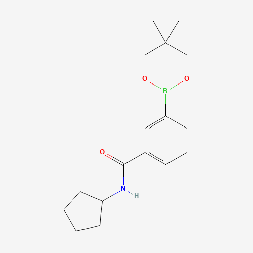 N-Cyclopentyl-3-(5,5-dimethyl-1,3,2-dioxaborinan-2-yl)benzamide (CAS: 850567-45-2) - Related Chemical Product