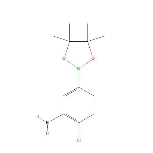 2-Chloro-5-(4,4,5,5-tetramethyl-1,3,2-dioxaborolan-2-yl)aniline (CAS: 850567-56-5) - Related Chemical Product
