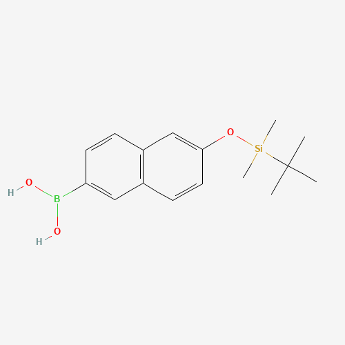 (6-{[Dimethyl(2-methyl-2-propanyl)silyl]oxy}-2-naphthyl)boronic acid (CAS: 179942-45-1) - Related Chemical Product