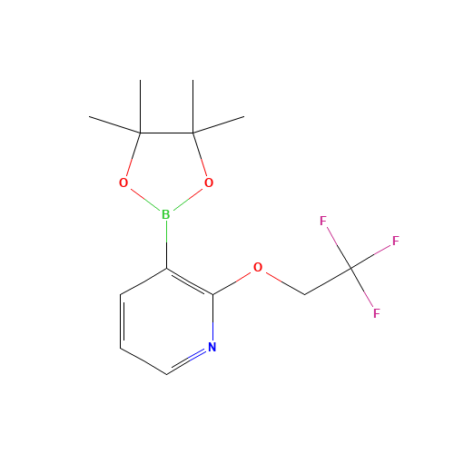 3-(4,4,5,5-Tetramethyl-1,3,2-dioxaborolan-2-yl)-2-(2,2,2-trifluoroethoxy)pyridine (CAS: 1073354-46-7) - Related Chemical Product