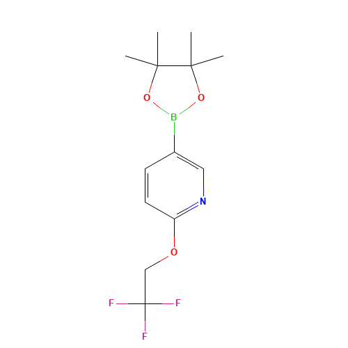 6-(2,2,2-trifluoroethoxy)pyridine-3-boronic acid pinacol ester (CAS: 1268467-17-9) - Related Chemical Product