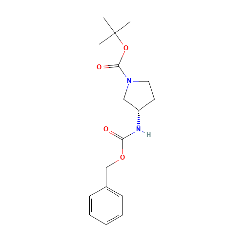 2-Methyl-2-propanyl 3-{[(benzyloxy)carbonyl]amino}-1-pyrrolidinecarboxylate (CAS: 247569-07-9) - Related Chemical Product