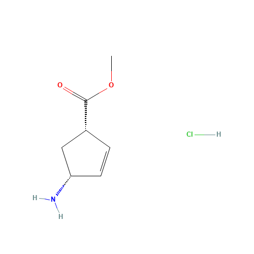 Methyl (1R,4S)-4-amino-2-cyclopentene-1-carboxylate (CAS: 77745-25-6) - Related Chemical Product
