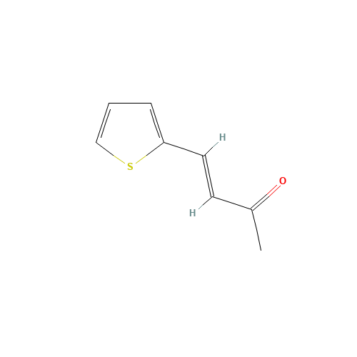 (3E)-4-(2-Thienyl)-3-buten-2-one (CAS: 33603-63-3) - Chemical Structure and Molecular Formula 