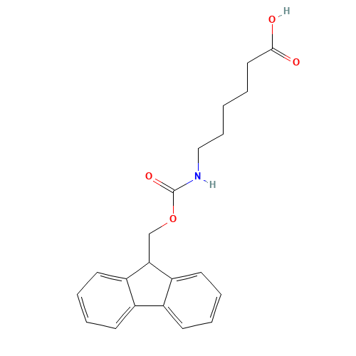 6-{[(9H-Fluoren-9-ylmethoxy)carbonyl]amino}hexanoic acid (CAS: 88574-06-5) - Related Chemical Product