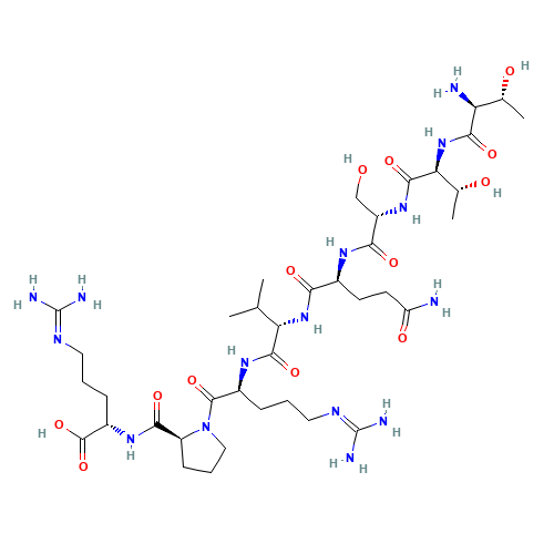 (GLN18)-PF4 (CAS: 144207-60-3) - Chemical Structure and Molecular Formula 