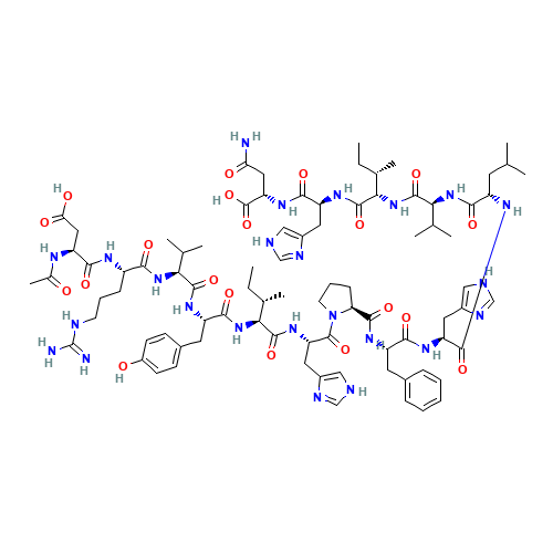 AC-ASP-ARG-VAL-TYR-ILE-HIS-PRO-PHE-HIS-LEU-VAL-ILE-HIS-ASN-OH (CAS: 104180-27-0) - Related Chemical Product