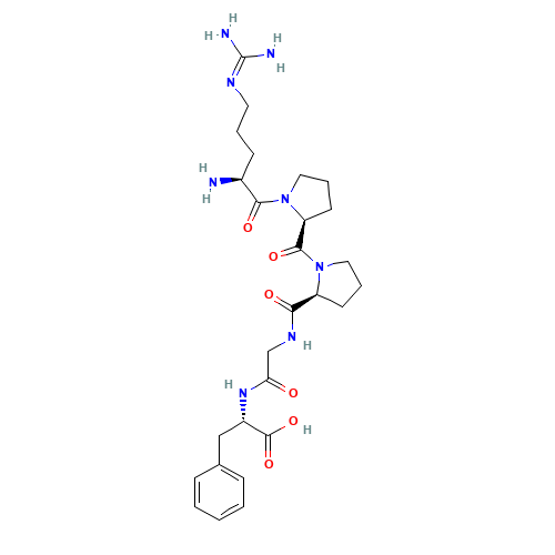 N5-(Diaminomethylene)-L-ornithyl-L-prolyl-L-prolylglycyl-L-phenylalanine (CAS: 23815-89-6) - Related Chemical Product