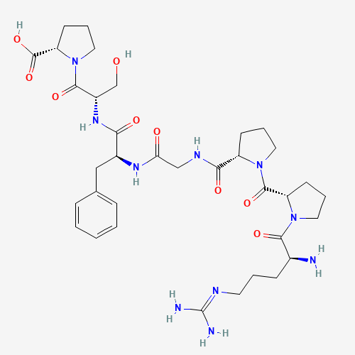 N5-(Diaminomethylene)-L-ornithyl-L-prolyl-L-prolylglycyl-L-phenylalanyl-L-seryl-L-proline (CAS: 23815-87-4) - Related Chemical Product