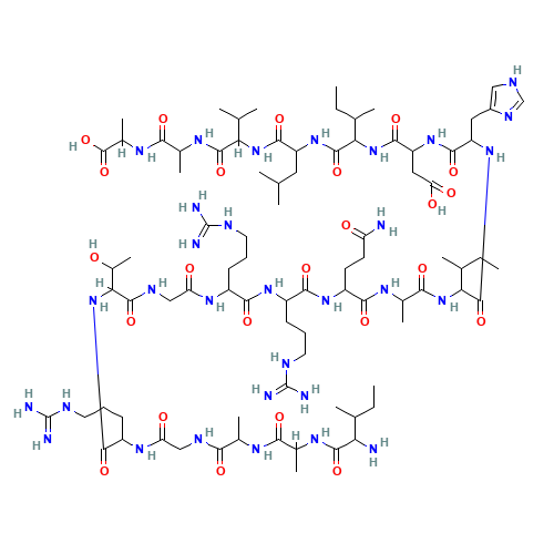 H-ILE-ALA-ALA-GLY-ARG-THR-GLY-ARG-ARG-GLN-ALA-ILE-HIS-ASP-ILE-LEU-VAL-ALA-ALA-OH (CAS: 126370-52-3) - Related Chemical Product