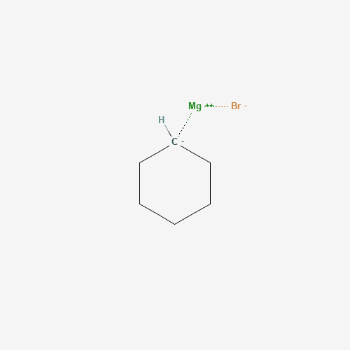 Bromo(cyclohexyl)magnesium (CAS: 931-50-0) - Chemical Structure and Molecular Formula 