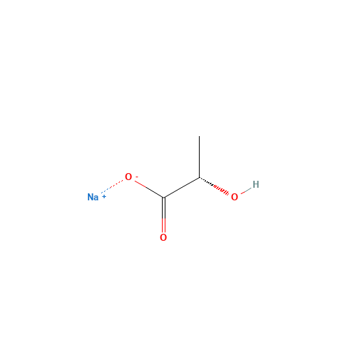 (2S)-2-Hydroxypropanoic acid (CAS: 867-56-1) - Chemical Structure and Molecular Formula 