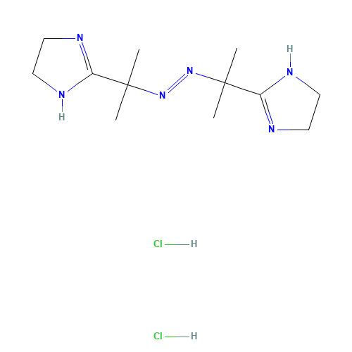 2,2'-[(E)-1,2-Diazenediyldi-2,2-propanediyl]bis-4,5-dihydro-1H-imidazole dihydrochloride (CAS: 27776-21-2) - Related Chemical Product