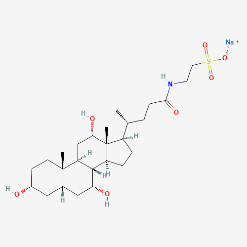 2-{[(3a,5b,7a,12a)-3,7,12-Trihydroxy-24-oxocholan-24-yl]amino}ethanesulfonic acid (CAS: 145-42-6) - Related Chemical Product