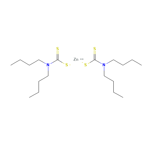 Zinc bis(dibutylcarbamodithioate) (CAS: 136-23-2) - Related Chemical Product