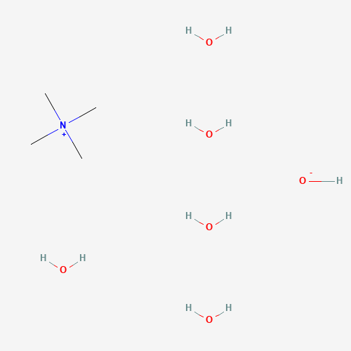 N,N,N-Trimethylmethanaminium hydroxide (CAS: 10424-65-4) - Chemical Structure and Molecular Formula 