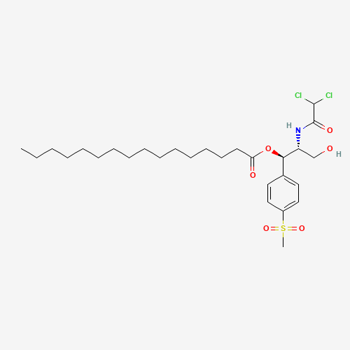 (1R,2R)-2-[(Dichloroacetyl)amino]-3-hydroxy-1-[4-(methylsulfonyl)phenyl]propyl palmitate (CAS: 52628-58-7) - Related Chemical Product