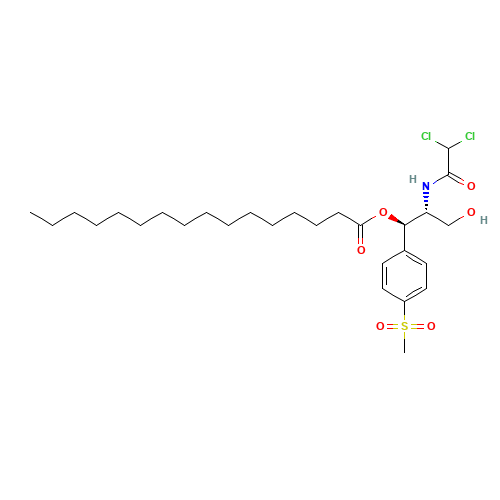 (1R,2R)-2-[(Dichloroacetyl)amino]-3-hydroxy-1-[4-(methylsulfonyl)phenyl]propyl palmitate (CAS: 52628-58-7) - Related Chemical Product