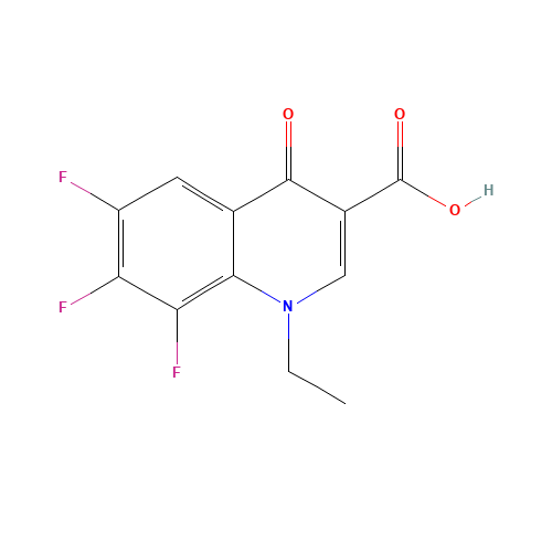 1-Ethyl-6,7,8-trifluoro-4-oxo-1,4-dihydro-3-quinolinecarboxylic acid (CAS: 75338-42-0) - Related Chemical Product