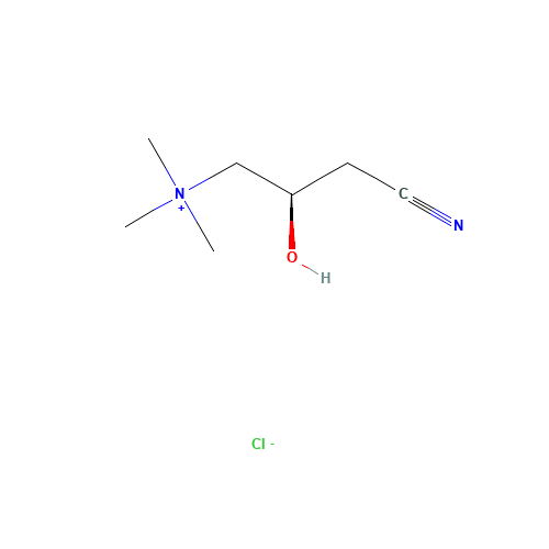 (2R)-3-Cyano-2-hydroxy-N,N,N-trimethyl-1-propanaminium chloride (CAS: 2788-28-5) - Related Chemical Product