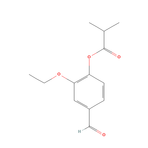 2-Ethoxy-4-formylphenyl 2-methylpropanoate (CAS: 188417-26-7) - Related Chemical Product