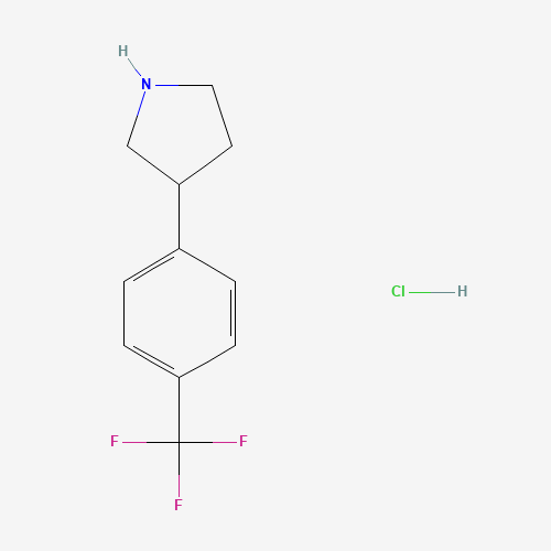 3-(4-(TRIFLUOROMETHYL)PHENYL)PYRROLIDINE HYDROCHLORIDE (CAS: 1095545-12-2) - Related Chemical Product