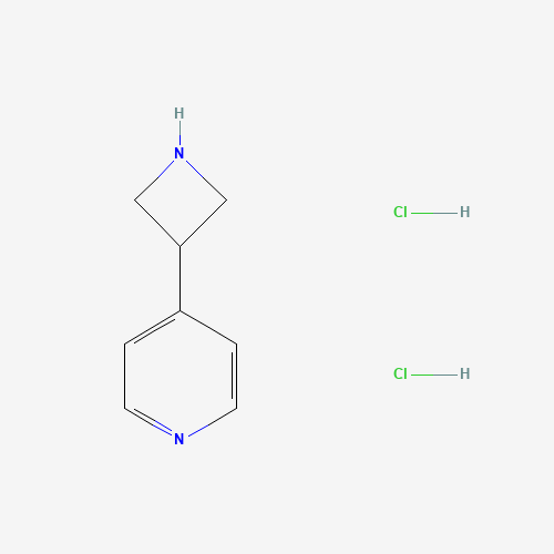 4-(azetidin-3-yl)pyridine dihydrochloride (CAS: 1236791-32-4) - Chemical Structure and Molecular Formula 