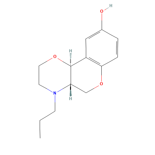4-Propyl-3,4,4a,10b-tetrahydro-2H,5H-chromeno[4,3-b][1,4]oxazin-9-ol (CAS: 123594-64-9) - Related Chemical Product