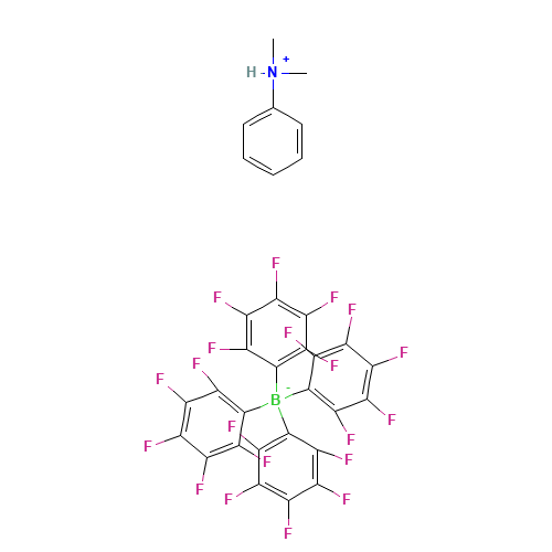 N,N-Dimethylanilinium tetrakis(pentafluorophenyl)borate(1-) (CAS: 118612-00-3) - Related Chemical Product