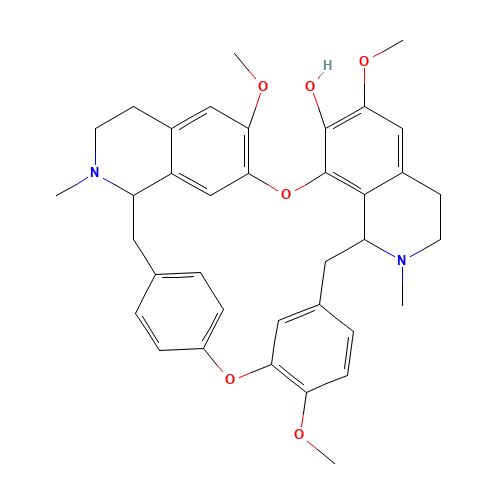 (1b)-6,6',12-Trimethoxy-2,2'-dimethylberbaman-7-ol (CAS: 33889-68-8) - Related Chemical Product
