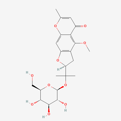 2-[(2S)-4-Methoxy-7-methyl-5-oxo-2,3-dihydro-5H-furo[3,2-g]chromen-2-yl]-2-propanyl b-D-glucopyranoside (CAS: 84272-85-5) - Related Chemical Product