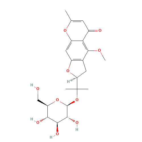 2-[(2S)-4-Methoxy-7-methyl-5-oxo-2,3-dihydro-5H-furo[3,2-g]chromen-2-yl]-2-propanyl b-D-glucopyranoside (CAS: 84272-85-5) - Related Chemical Product