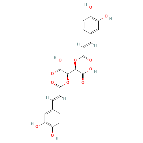 (2R,3R)-2,3-Bis{[(2E)-3-(3,4-dihydroxyphenyl)-2-propenoyl]oxy}succinic acid (CAS: 6537-80-0) - Related Chemical Product