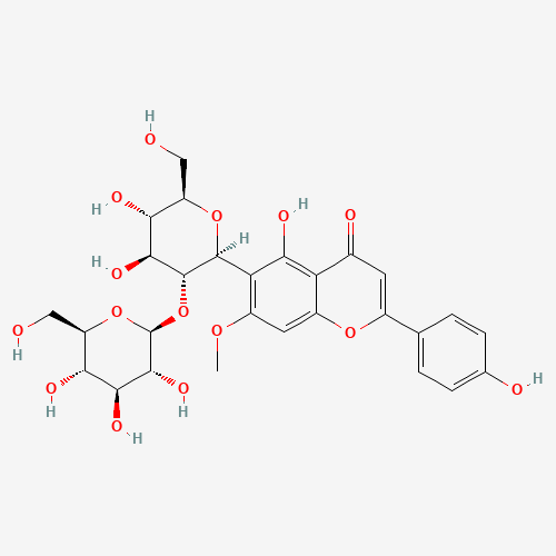 (1S)-1,5-Anhydro-2-O-b-D-glucopyranosyl-1-[5-hydroxy-2-(4-hydroxyphenyl)-7-methoxy-4-oxo-4H-chromen-6-yl]-D-glucitol (CAS: 72063-39-9) - Related Chemical Product