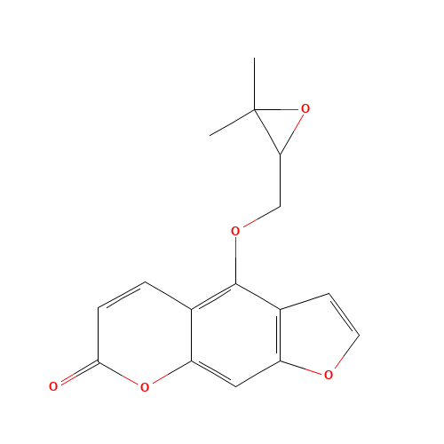 4-[(3,3-Dimethyl-2-oxiranyl)methoxy]-7H-furo[3,2-g]chromen-7-one (CAS: 737-52-0) - Related Chemical Product