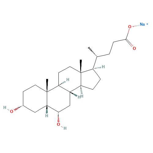 (3a,6a)-3,6-Dihydroxycholan-24-oic acid (CAS: 10421-49-5) - Related Chemical Product