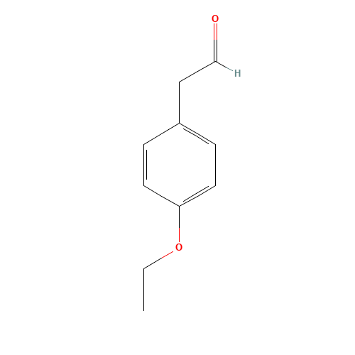 (4-Ethoxyphenyl)acetaldehyde (CAS: 433229-42-6) - Chemical Structure and Molecular Formula 