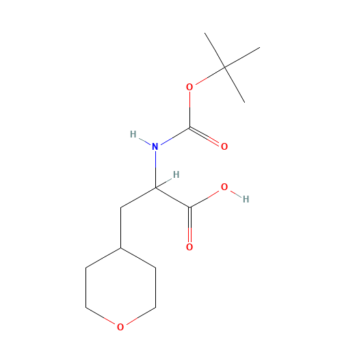 N-{[(2-Methyl-2-propanyl)oxy]carbonyl}-3-(tetrahydro-2H-pyran-4-yl)alanine (CAS: 182287-51-0) - Related Chemical Product