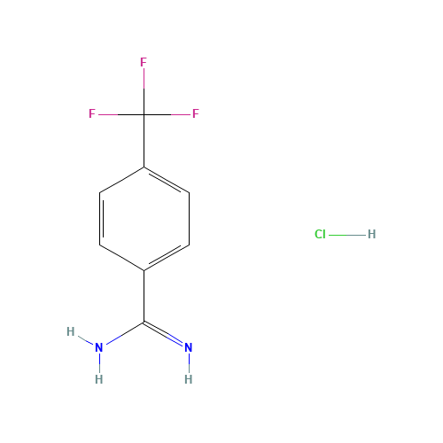 4-(Trifluoromethyl)benzenecarboximidamide hydrochloride (1:1) (CAS: 38980-96-0) - Related Chemical Product