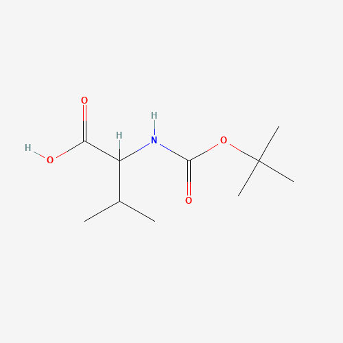 N-{[(2-Methyl-2-propanyl)oxy]carbonyl}-L-valine (CAS: 54895-12-4) - Related Chemical Product