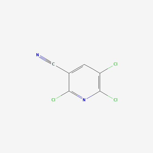 2,5,6-Trichloro-3-pyridinecarbonitrile (CAS: 40381-92-8) - Chemical Structure and Molecular Formula 