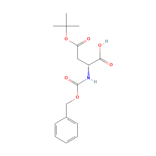 (2R)-2-{[(Benzyloxy)carbonyl]amino}-4-[(2-methyl-2-propanyl)oxy]-4-oxobutanoic acid hydrate (CAS: 71449-08-6) - Related Chemical Product