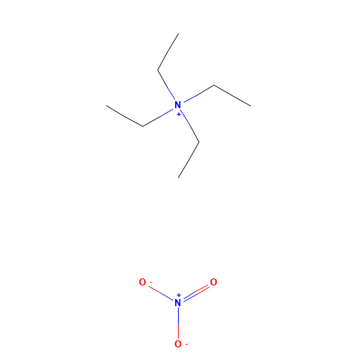N,N,N-Triethylethanaminium nitrate (CAS: 1941-26-0) - Chemical Structure and Molecular Formula 