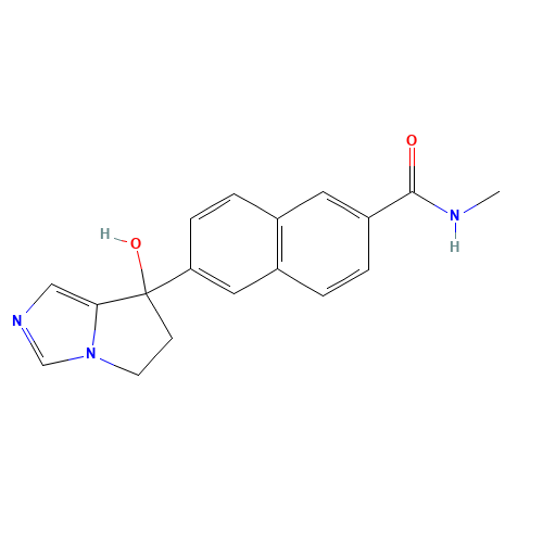 6-(7-Hydroxy-6,7-dihydro-5H-pyrrolo[1,2-c]imidazol-7-yl)-N-methyl-2-naphthamide (CAS: 426219-32-1) - Related Chemical Product