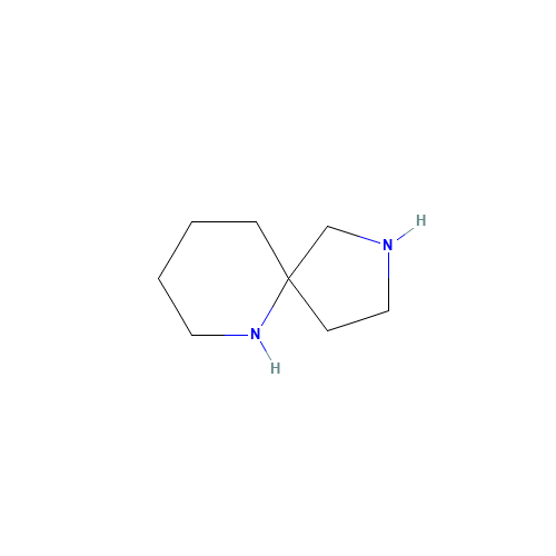 2,6-Diazaspiro[4.5]decane (CAS: 35731-28-3) - Chemical Structure and Molecular Formula 